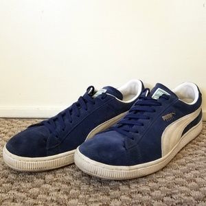 Puma Suede Classic Blue/White